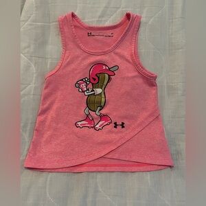 Under Armour HeatGear Peanut Batting Baseball Sleeveless Size 2T -Bundling Deals